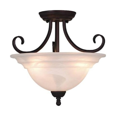 Babylon 14In. Semi Flush (Duo-Mount) Obb